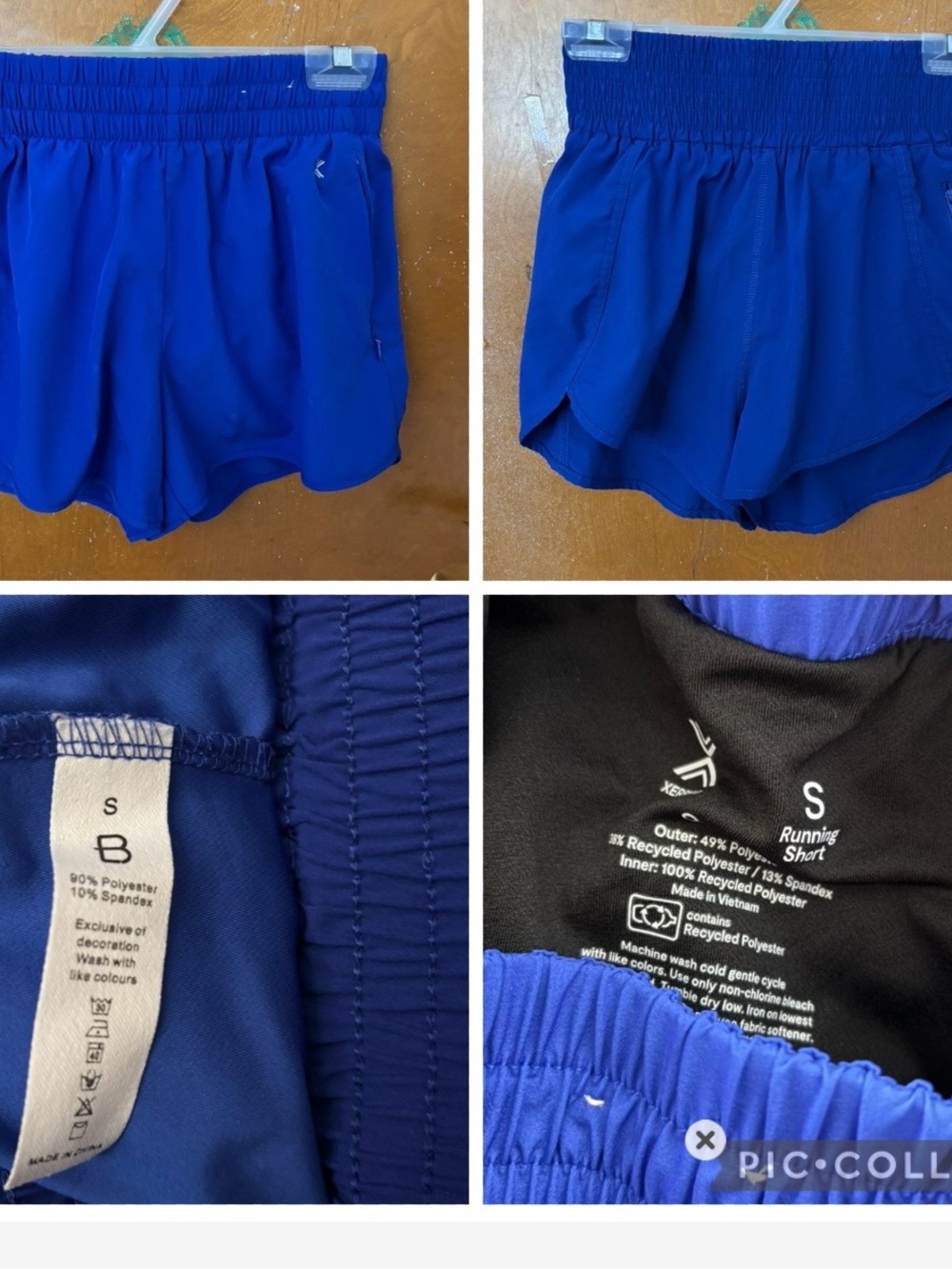 Bundle. Running shorts. Blue 2 count - Picture 1 of 5